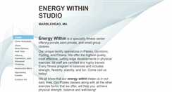 Desktop Screenshot of energywithinstudio.net